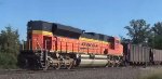 BNSF coal train DPU